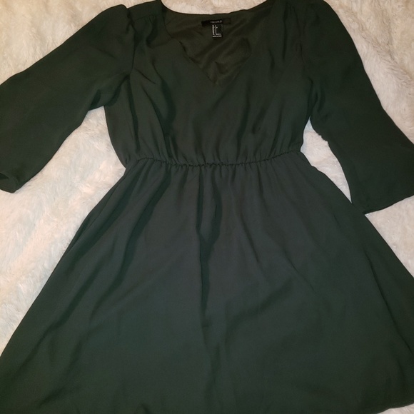Forever 21 Green dress Small - Picture 2 of 3